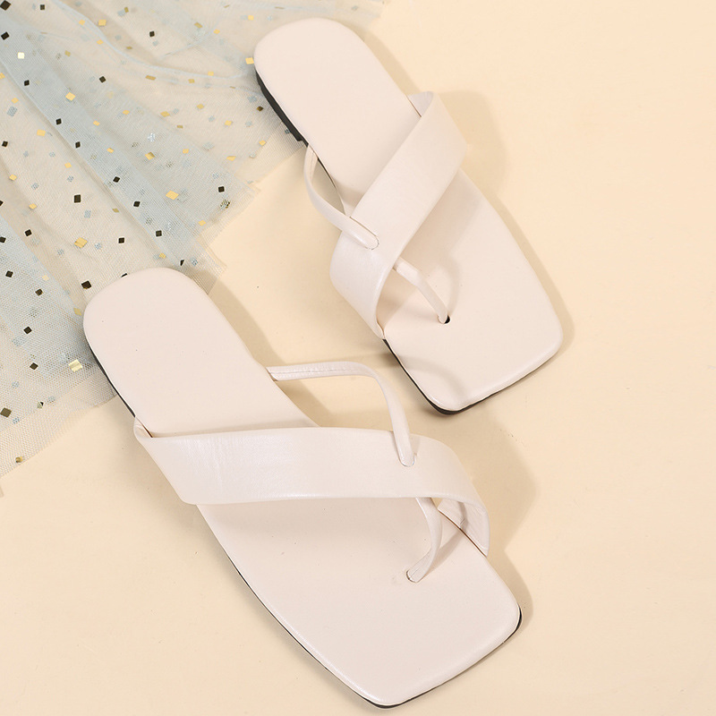 square toe flat sandals NSYBJ121719