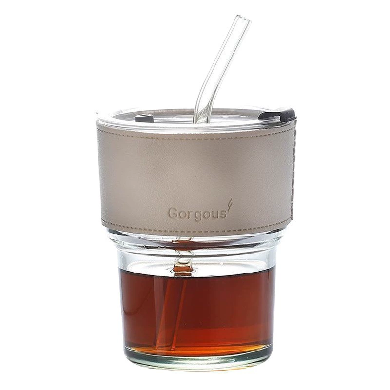 Интернет-знаменитость, бамбуковая чашка, стильная соломенная чашка для кофе, магазин, праздник, дренаж, рекламный подарок, стеклянная чашка для воды, печатный логотип