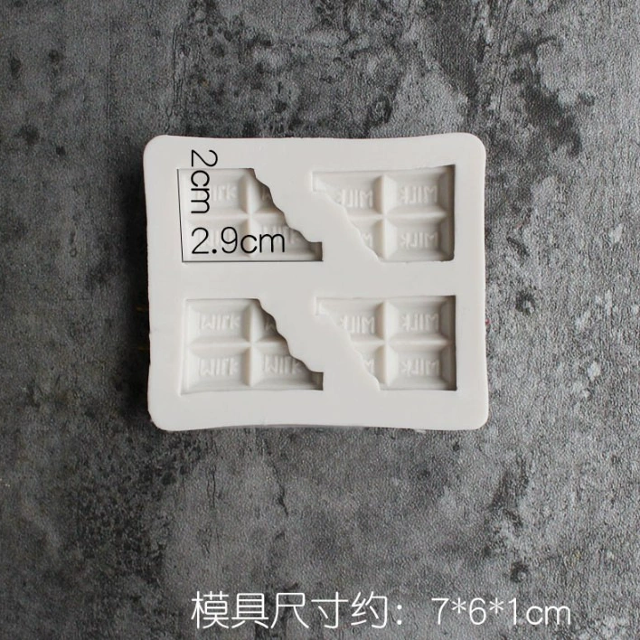 Fondant, silicone mold, acrylic compact clay