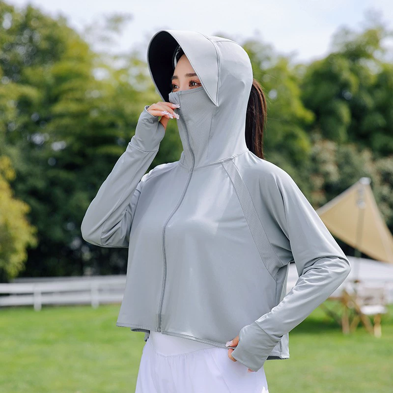 Новая виниловая шляпа карниза солнцезащитный крем летняя наружная защита от ультрафиолетового излучения ледяной шелк с капюшоном солнцезащитный крем дышащий солнцезащитный крем куртка