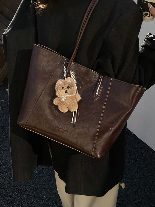 Bolso para mujeres 2025 nuevo estilo coreano retro bolso de hombro de alta humedad de moda de viaje al trabajo bolsa de gran capacidad