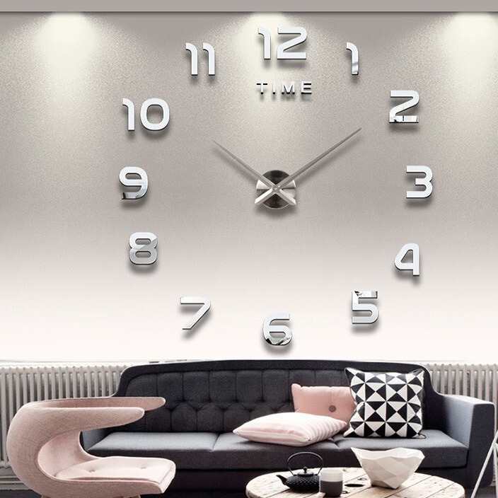 3D Large wall clock Creative diy Time clock ins Home Simple Acrylic Internet Celebrity wall clock 3D Large wall clock Creative diy Time clock ins Home Simple Acrylic Internet Celebrity wall clock