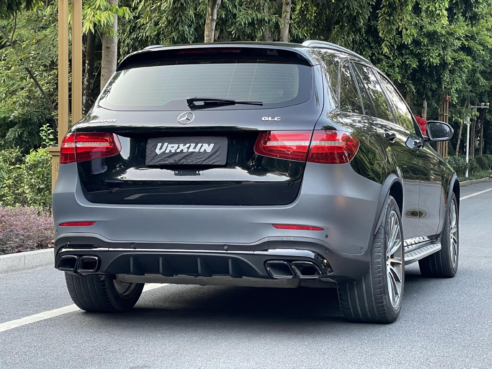 Suitable for 16-19 Mercedes-Benz Glcx253 Early Model Modified to Glc63S Amg Front and Rear Bumper Surround Rear Lip Tail Throat Grille