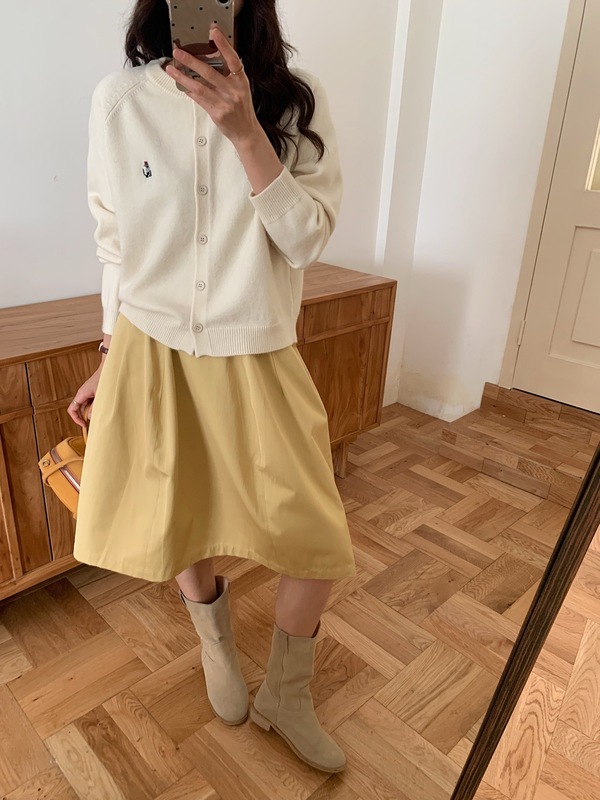 秋日多巴胺韩妹穿搭彩色系圆领针织开衫新款小个子毛衣外套女ZDJ7|undefined