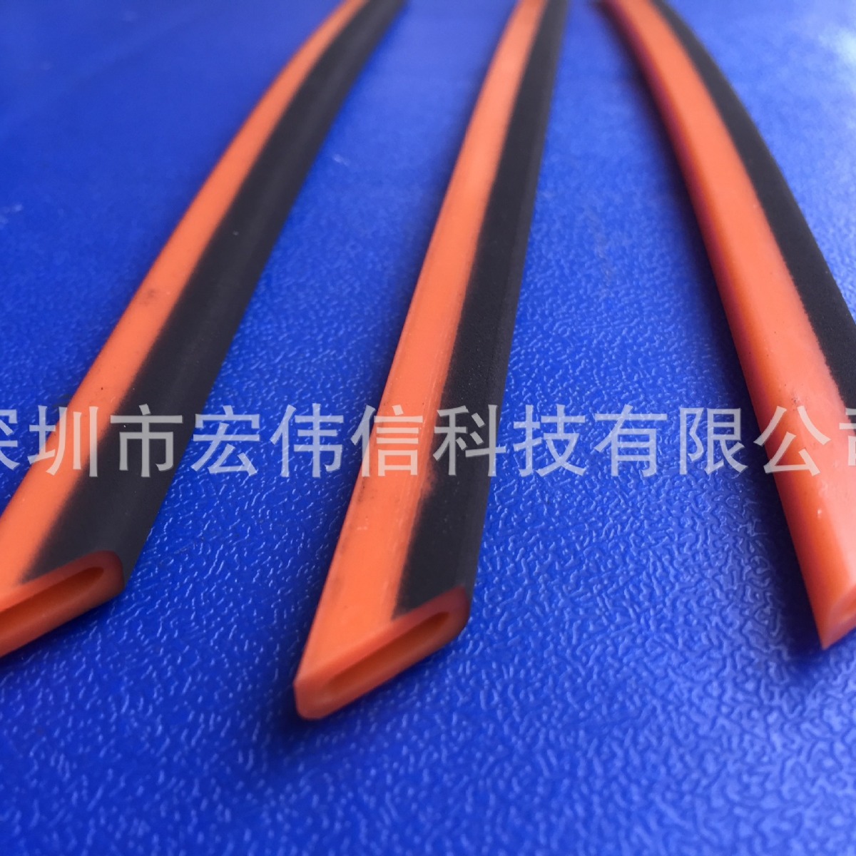 厂家直销食品级硅胶软管彩色双色日子型密封管耐高低温密封效果好