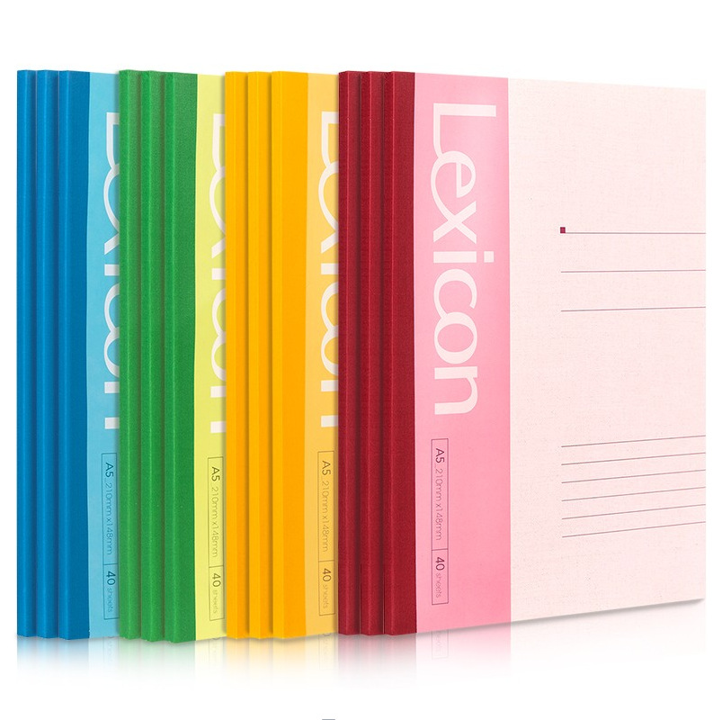 Deli A5/B5 cuaderno 100 páginas copia suave 60 páginas estudiante línea horizontal libro 30 20 páginas diario Libro de Negocios