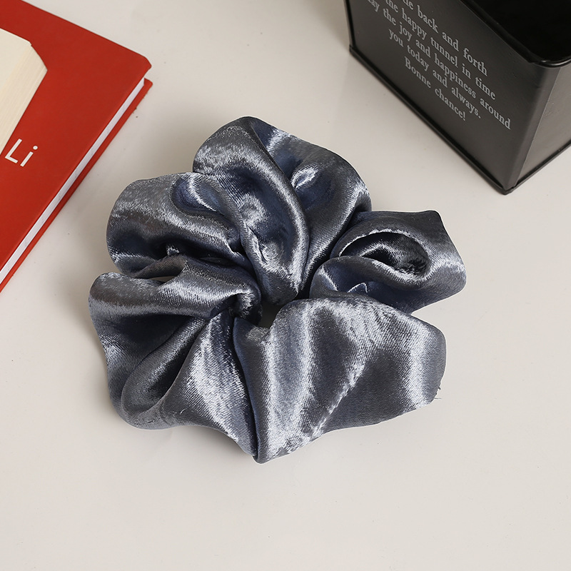 Lazo para el cabello de intestino grueso de encaje de alta calidad de Corea del Sur, flor para la cabeza duradera de todo fósforo, banda de goma de alta elasticidad, bufanda cuadrada, cuerda para el cabello