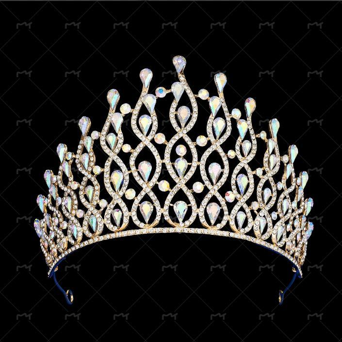 Luxurious Baroque Bridal Crown For Wedding And Princess Pageant_voghion.com