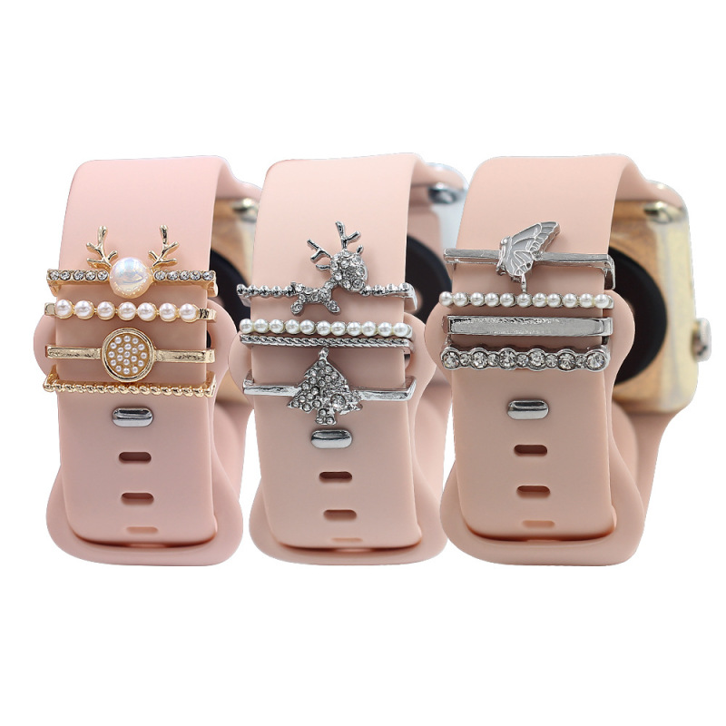 Clearance Sale Suitable for Apple Watch Band Decorative Ring, Apple Watch Decorative Ring with Semi-Opening