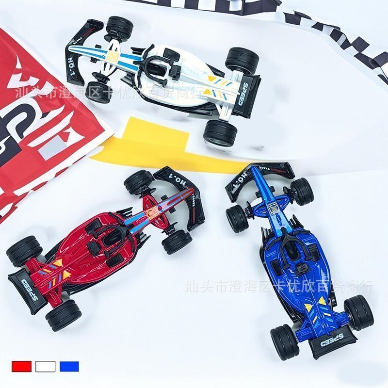 合金F1赛车仿真方程式赛车儿童回力玩具车惯性男孩礼物小汽车摆件|undefined