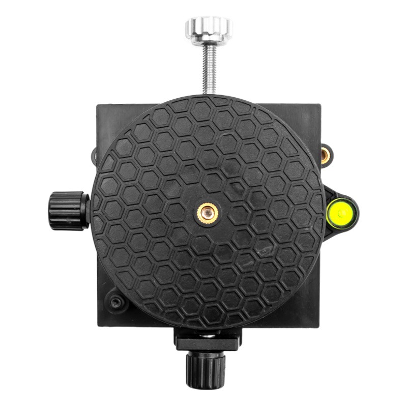 Plataforma de elevación de piso de aleación de aluminio transfronterizo 360 ° nivel de mesa giratoria soporte de nivelación automático ajuste fino