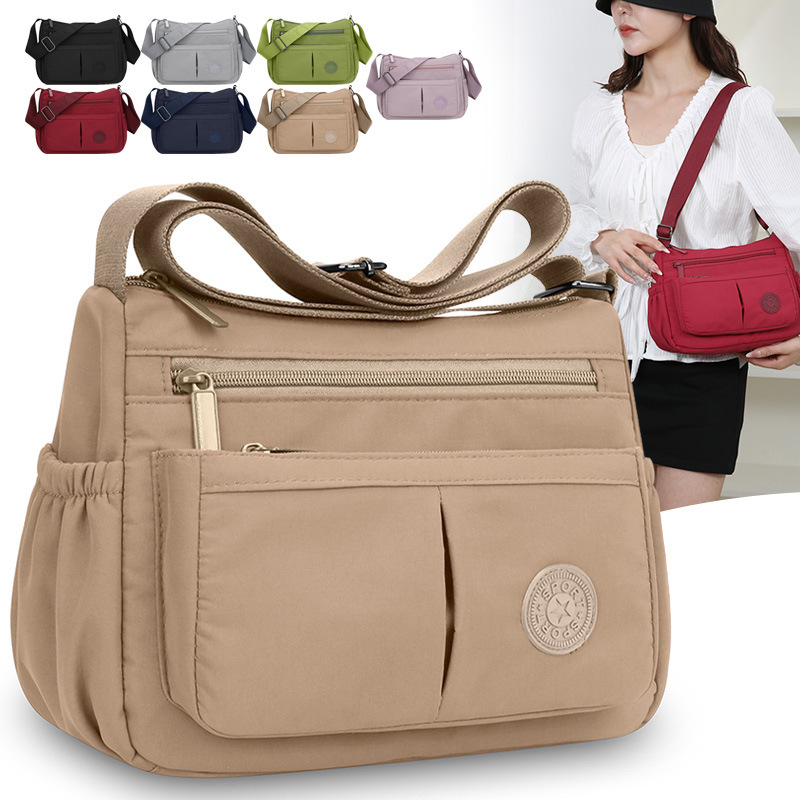 2026 Fashion Trend Cross-Border Women's Solid Color Shoulder Bag Simple Travel Crossbody Bag Handbag 2026 Fashion Trend Cross-Border Women's Solid Color Shoulder Bag Simple Travel Crossbody Bag Handbag