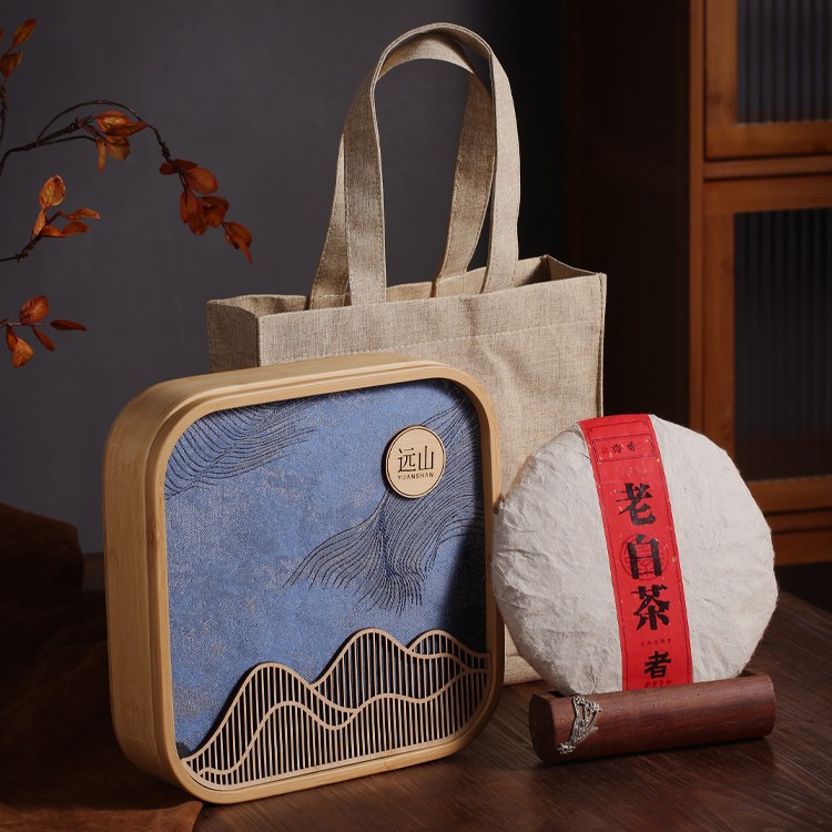 高档茶饼空盒福鼎白茶饼普洱熟茶生茶饼通用创意圆形方形空礼品盒