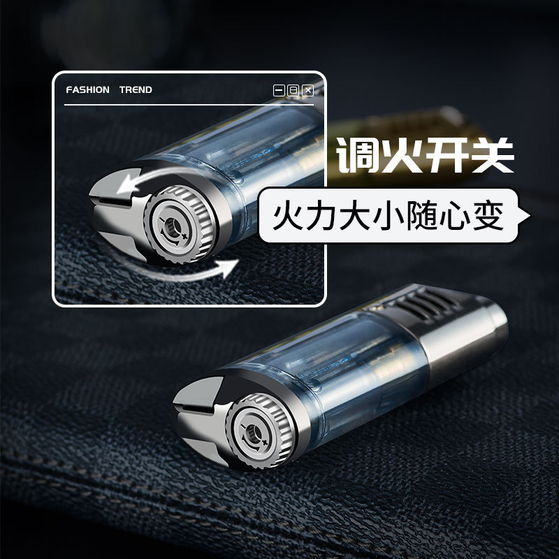 F139充气防风打火机个性造型可循环充气礼盒包装三色可选跨境爆款|undefined