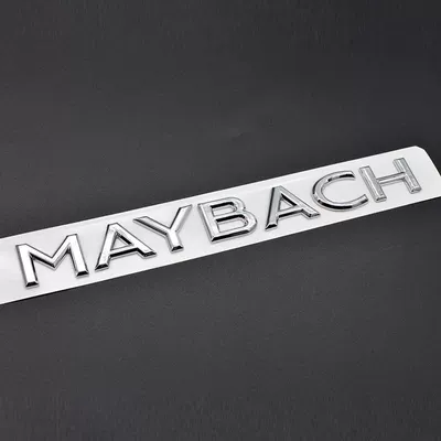 for the rear emblem and – Car logo - standard-maybach