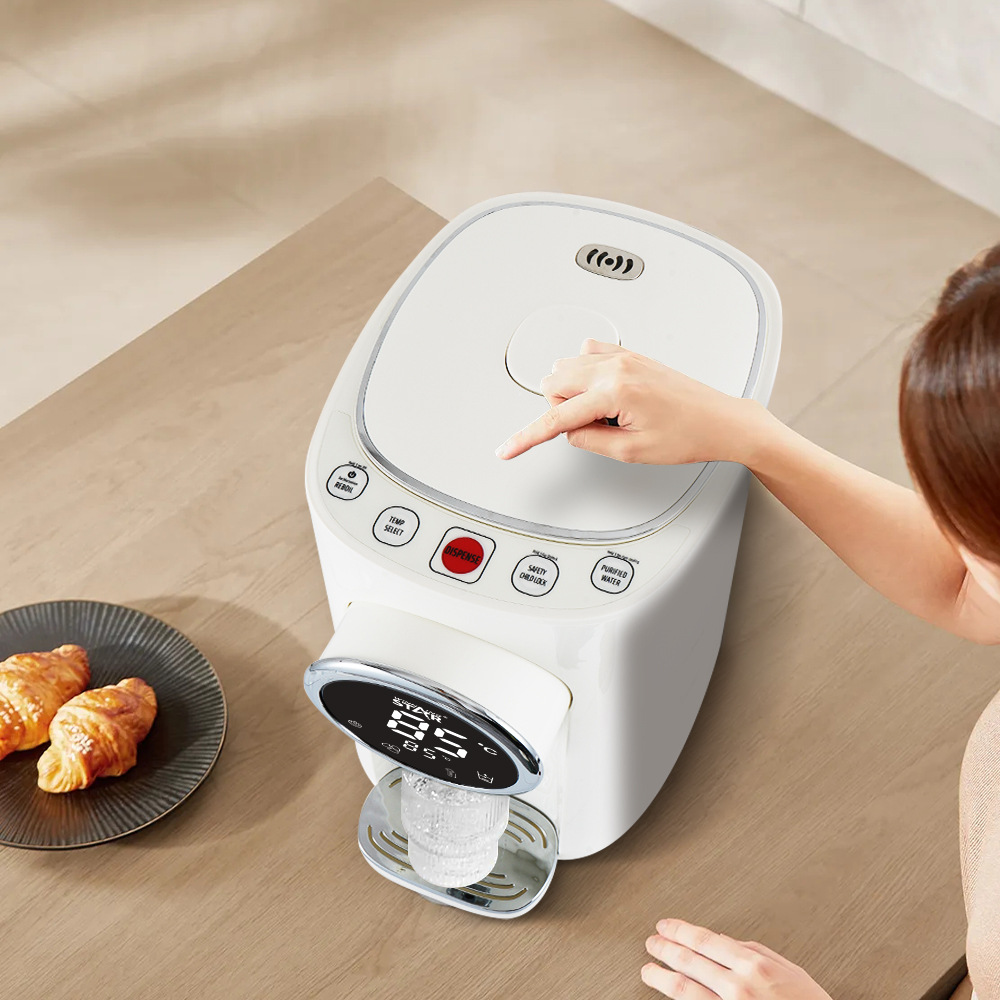 Hogar de la estrella ganadora con pantalla LCD niños bloqueo hervir agua aislamiento térmico protección contra sobrecalentamiento botella de agua eléctrica