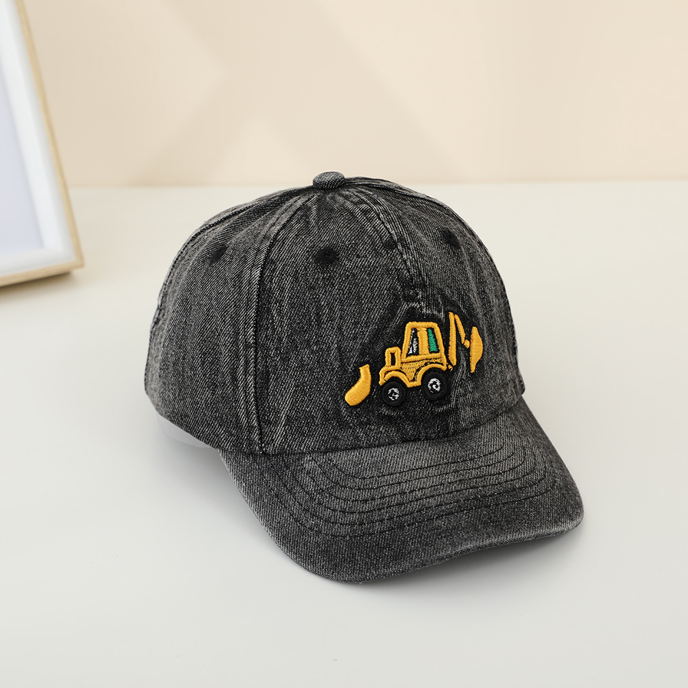 Color Block Pattern Autumn Season Boy's Simple Style Color Block Baseball Cap
