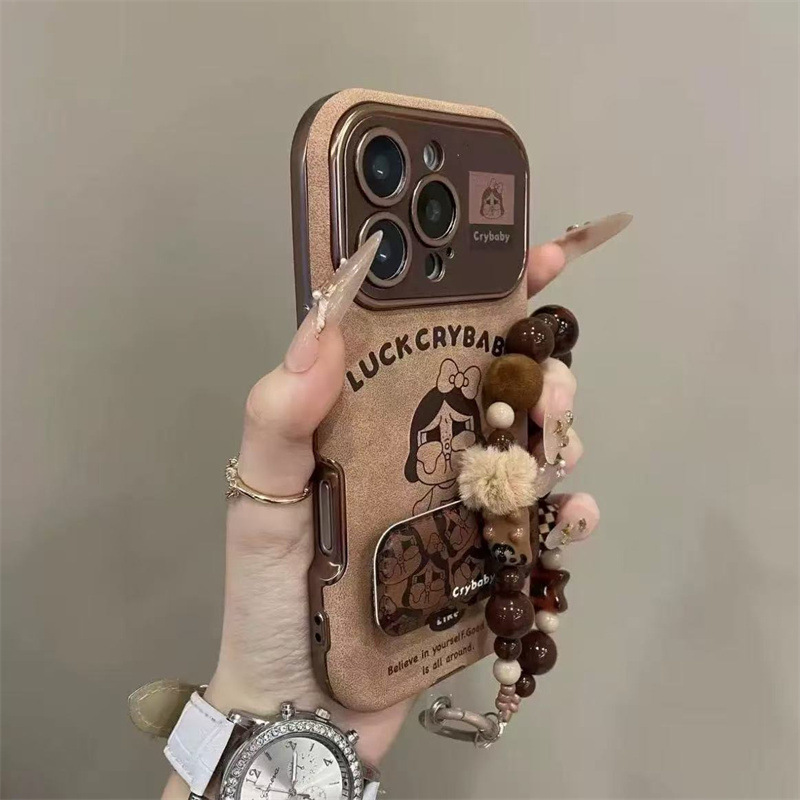 Large Window Design Suitable for iPhone 17 Pro Phone Case, Apple 16 Pro Skateboard Crying Doll 15 Pro Leather Case, 14 Pro Large Window Design Suitable for iPhone 17 Pro Phone Case, Apple 16 Pro Skateboard Crying Doll 15 Pro Leather Case, 14 Pro