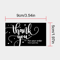 50 sheets/pack Greeting cards thank you cards, paper cards thank you for your order thank you cards small business thank you cards