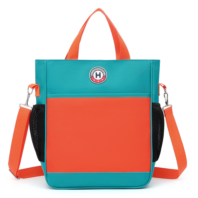 Bolsa de impresión personalizada logotipo de estudiantes de primaria bolsas de reparación de lecciones de entrenamiento de niños portátiles impresión personalizada