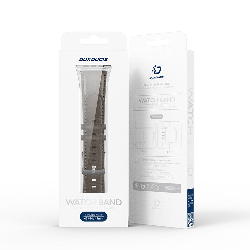 Adecuado para Apple correa de cuero applewatch correa de reloj de negocios primera capa de piel de vaca correa de muñeca impermeable a prueba de sudor