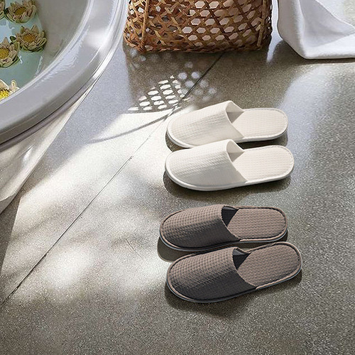 Home Style Honeycomb Pattern Disposable Slippers Wholesale Household Eva Indoor Hotel Guesthouse Travel Beauty Salon Slippers
