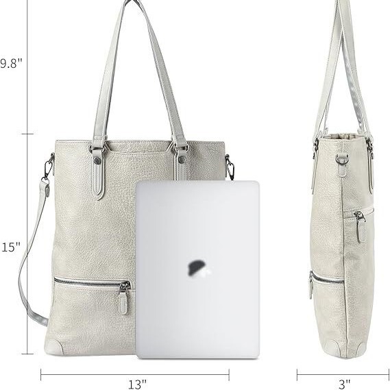 Custom Laptop Handbag Leather Work Waterproof Lightweight Shoulder Bag Purse Crossbody