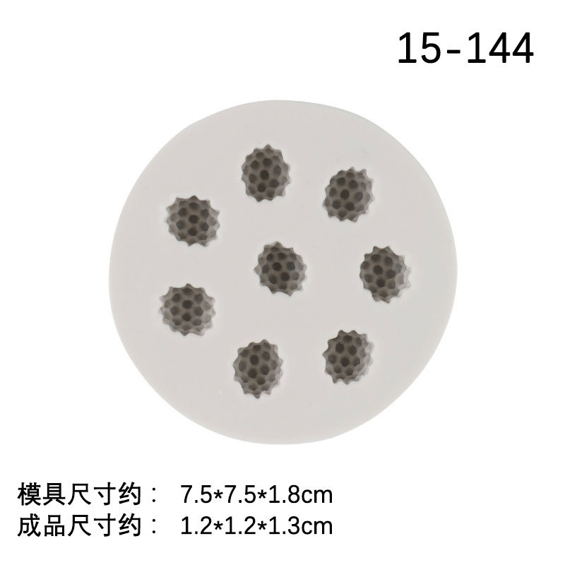 Simulación tridimensional fruta molde de silicona traje Fondant chocolate ritmo seco decoración de la torta Accesorios