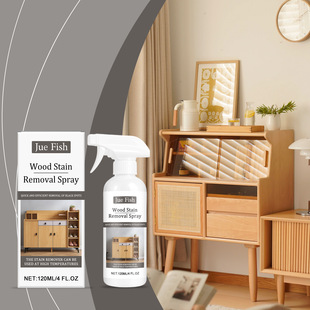 Jue Fish Wood Stain Cleaner Black Spot Cleaner Furniture Wood Floor Maintenance Care Stain Remover Spray