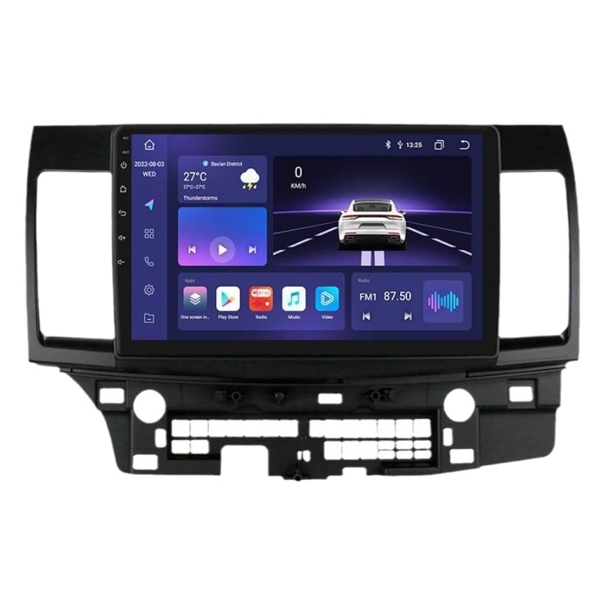 Navegador Android transfronterizo adecuado para 07-12 Mitsubishi Lancer Bluetooth WIFI navegación del coche todo en uno GPS