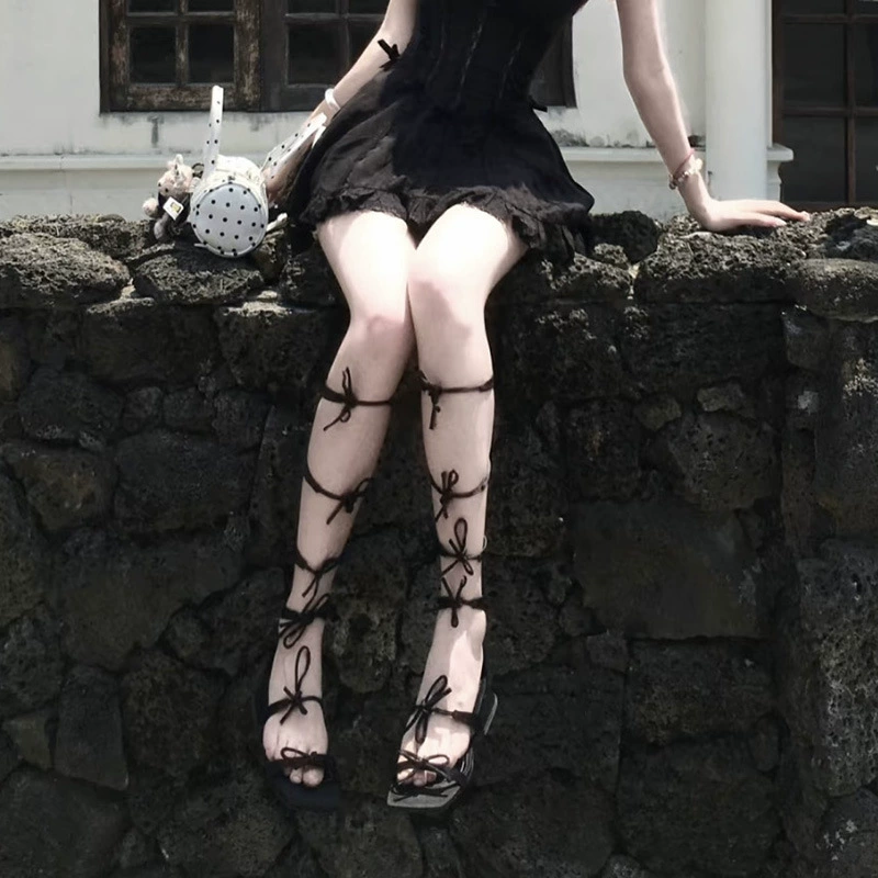 Belt with bow, summer sandals, boots, (Physicals)