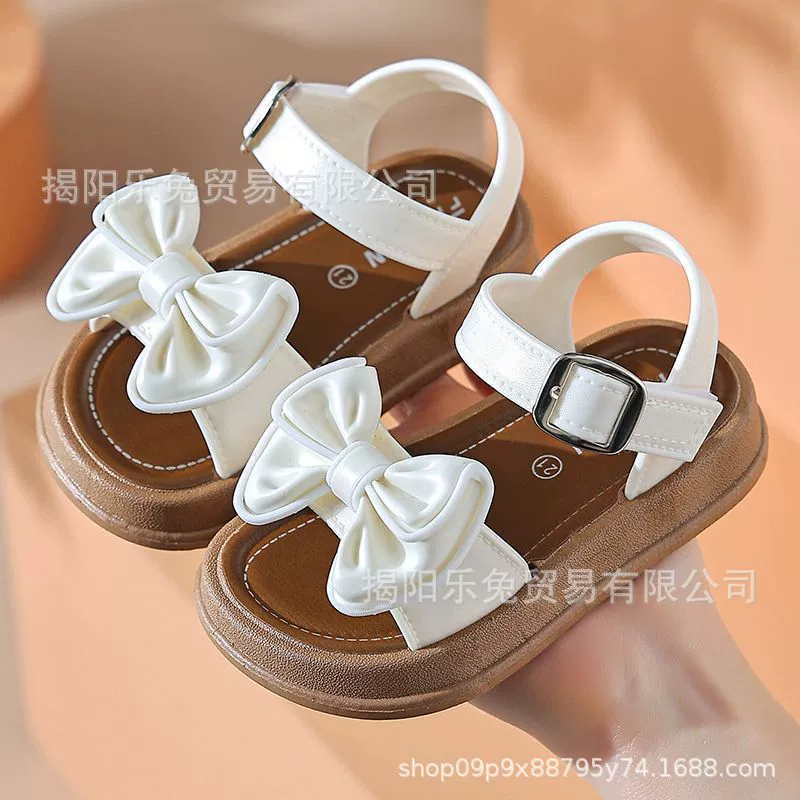 Детская мода на открытом воздухе сандалии для девочек повседневная плоская подошва дышащая наружная обувь пляжная обувь подходит для всех сезонов