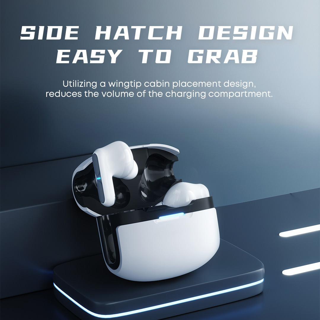 Lanston TG13 nuevo Real Wireless Bluetooth auriculares de baja latencia medio en la oreja para Apple Huawei Xiaomi