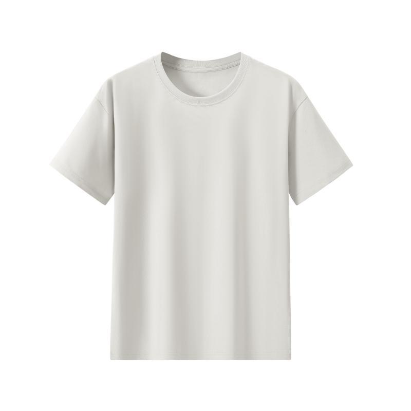 Comercio exterior europeo y americano camiseta de algodón de hielo logotipo impreso personalizado camiseta publicitaria cuello redondo personalizado manga corta personalizada cultura
