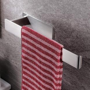 Factory custom cross-border trade 304 stainless steel towel rack brushed bathroom bathroom towel rack custom