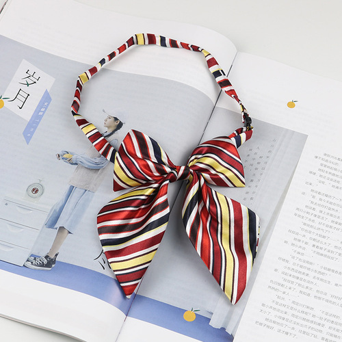 jk uniform bow tie Korean style ladies business front desk bank stewardess hotel hotel professional shirt bow tie flower