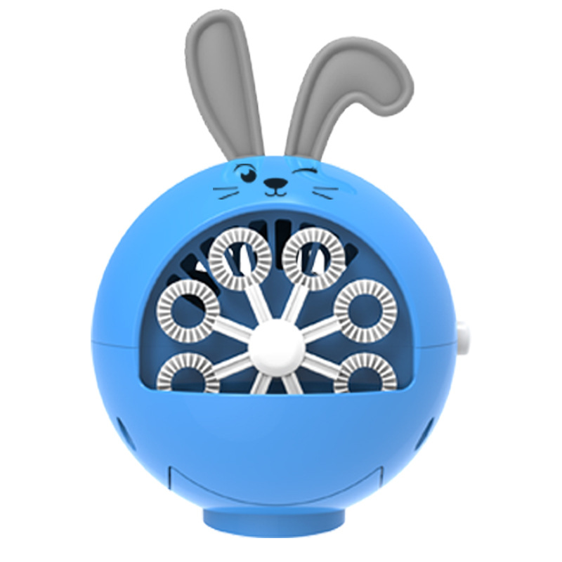 Party Bubble Toy Cartoon Bubble Machine New Multi-Hole Automatic Bubble Blowing Parent-Child Outdoor Children's Toy Cross-Border