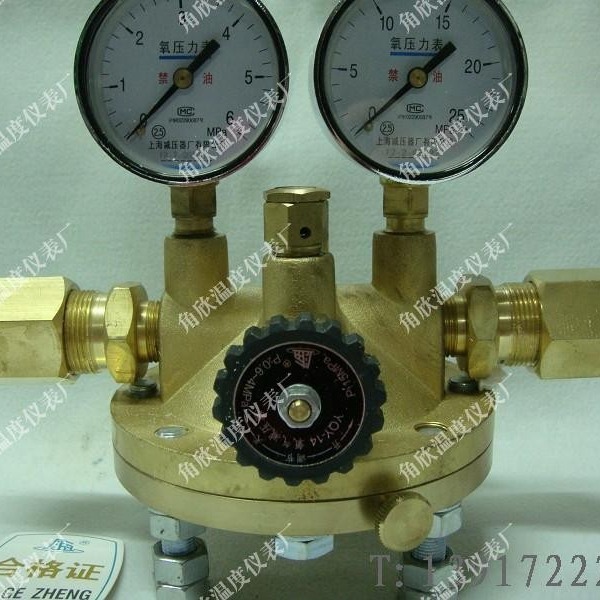 YQY-14/氧气减压器/减压表/减压阀/上海减压器厂