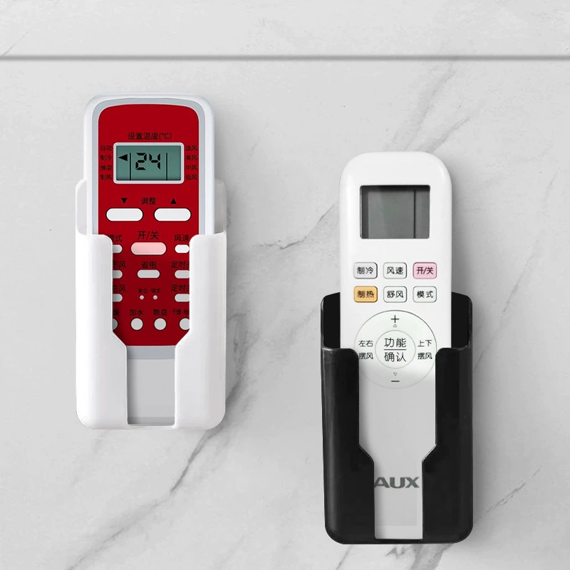 Ящик для хранения пульта дистанционного управления без отверстий, домашняя приставка, кондиционер, пульт дистанционного управления, настенный ящик для хранения, универсальная стойка для хранения