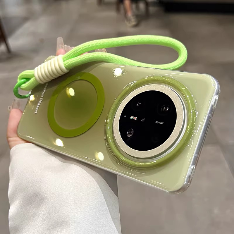 Ins estilo simple gradiente color sólido magnético adecuado para 16ProMax Apple 14/15 funda para teléfono móvil iPhone16 femenino 13