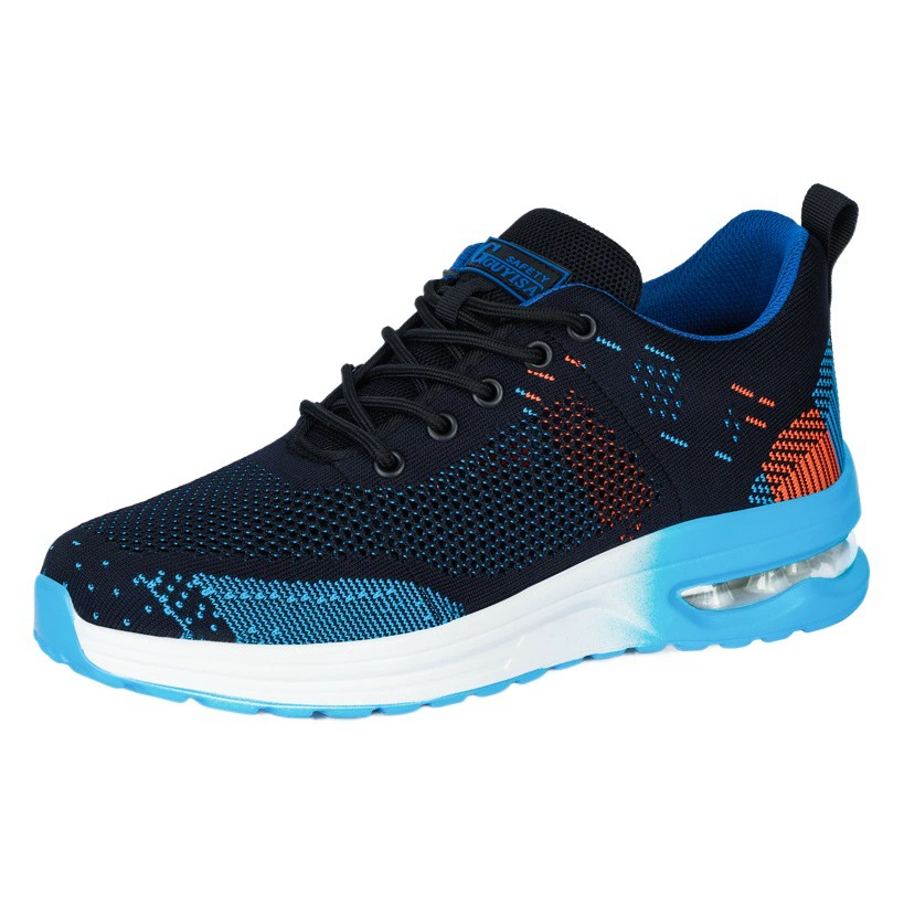 Летняя защитная обувь для трансграничных перевозок, рабочая обувь с защитой от ударов и проколов, легкие и удобные стальные носки, дышащая обувь для охраны труда для мужчин оптом.