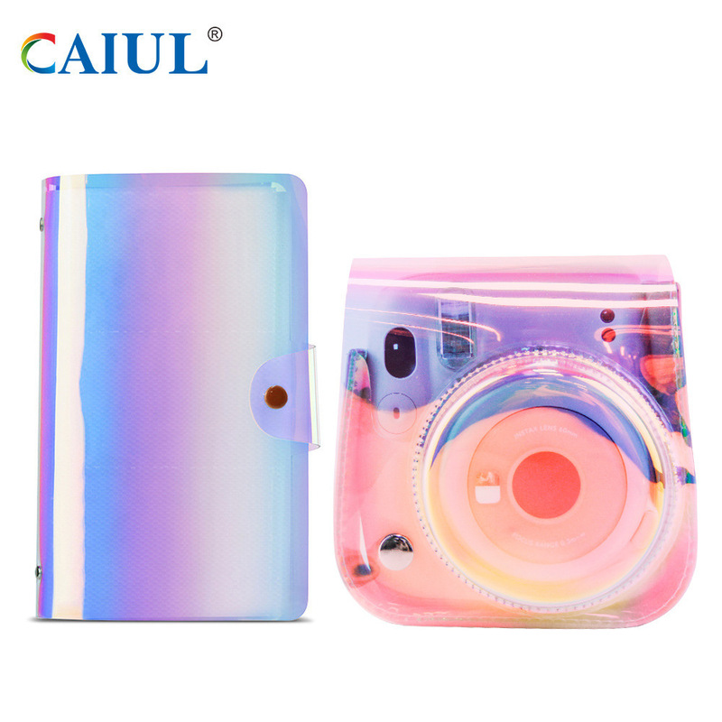 For instax Polaroid camera bag photo album set mini12/11/9/8 storage bag 96 3-inch photo albums