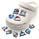 Cute shark hole shoes shoes flower PVC cartoon shoe buckle cross-border e-commerce accessories beach shoes DIY decorative buckle