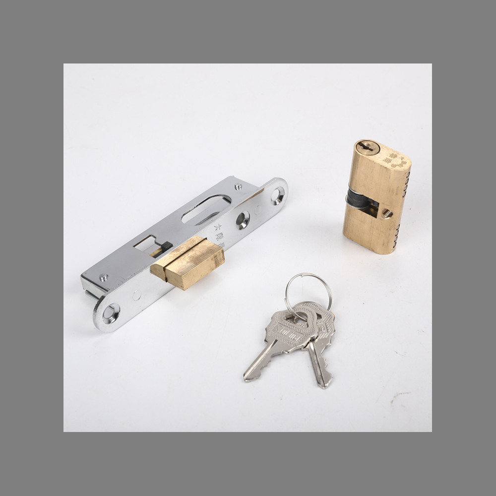 Capitán 554 aleación de aluminio cerradura de la puerta cerradura de la ventana balcón puerta corredera mortaja cerradura de Puerta de Hierro cerradura de la puerta núcleo de cobre cerradura de la puerta mecánica