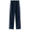 Dark blue single pants summer