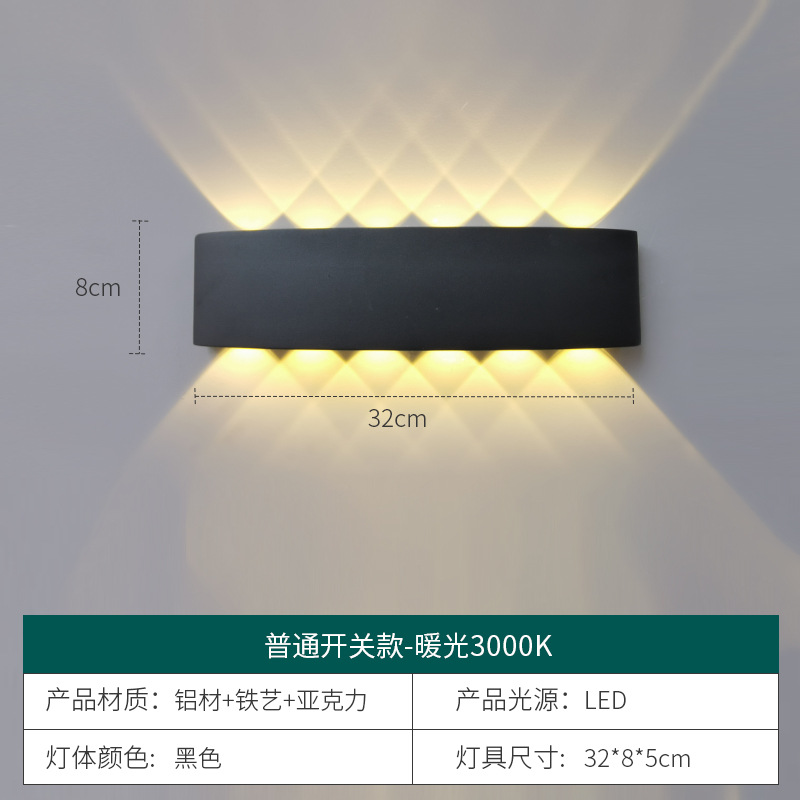 우아한 블랙-12 헤드