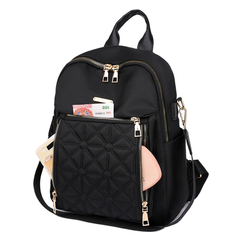 Женский рюкзак с алмазной вышивкой, новый стиль 2025 года, женский рюкзак в корейском стиле, универсальный, большой вместимости, водоотталкивающий, для путешествий