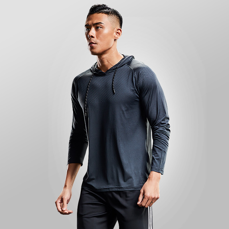 Sudadera con Capucha de Manga Larga para Hombre, para Deportes, Correr, Fitness, Informal, Estilo Pullover, Chaqueta, 1 Pieza, Dropshipping, Tendencia