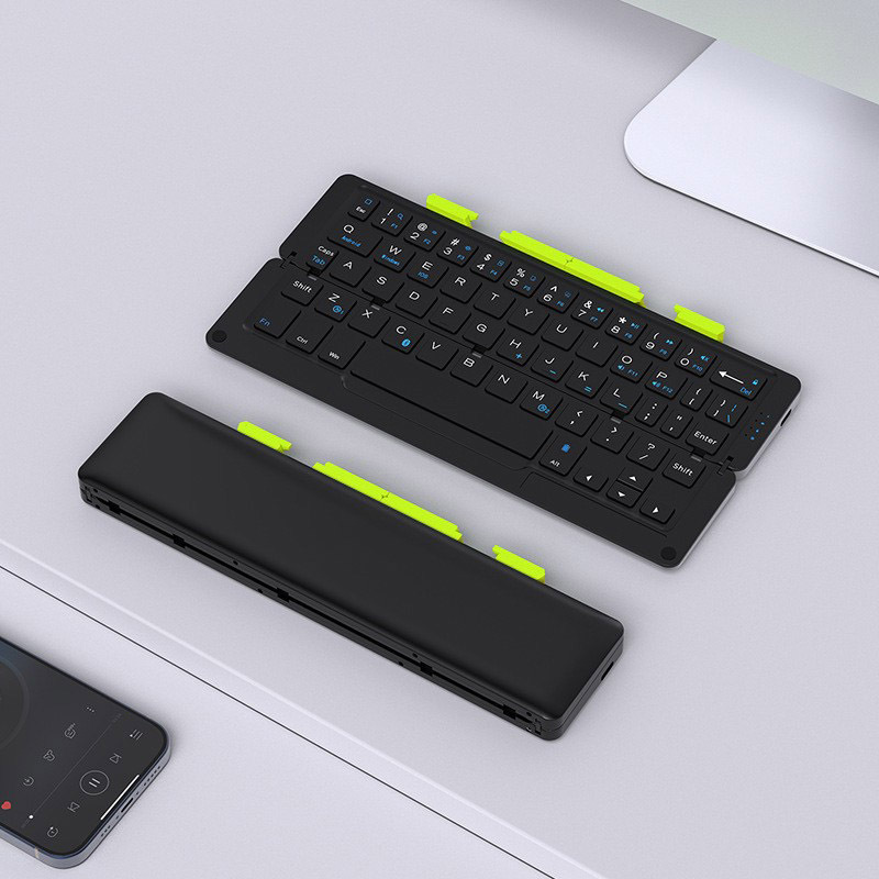 Teclado Plegable Bluetooth GK618 Aleación de Aluminio Inalámbrico para Tableta image 11