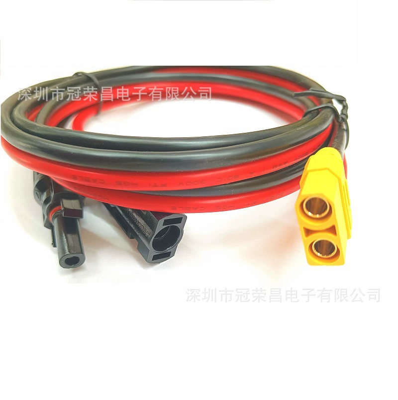 Заводской оригинальный головной разъём XT90H передача MC4 10AWG провод подключения солнечной панели энергия хранения питание зарядка на открытом воздухе